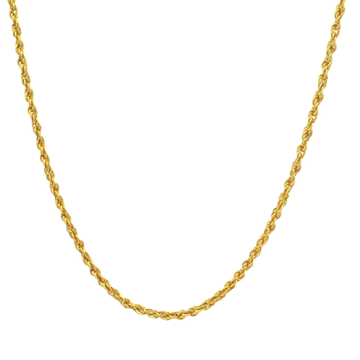 Sophia 21k Rope Necklace