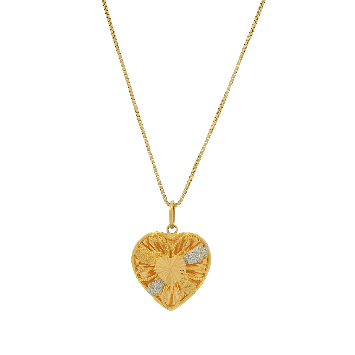 Sophia 21K Heart Necklace