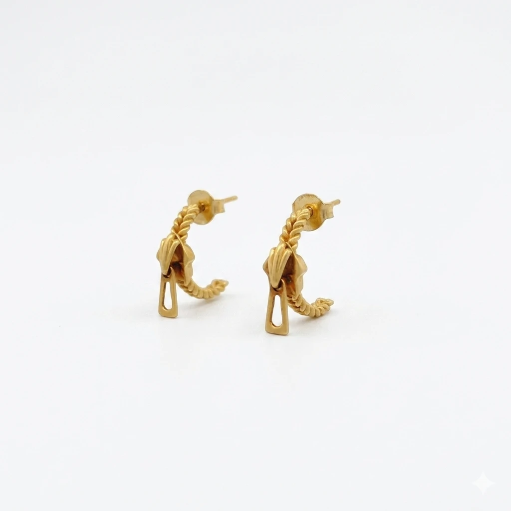 Sophia Zipper Earrings