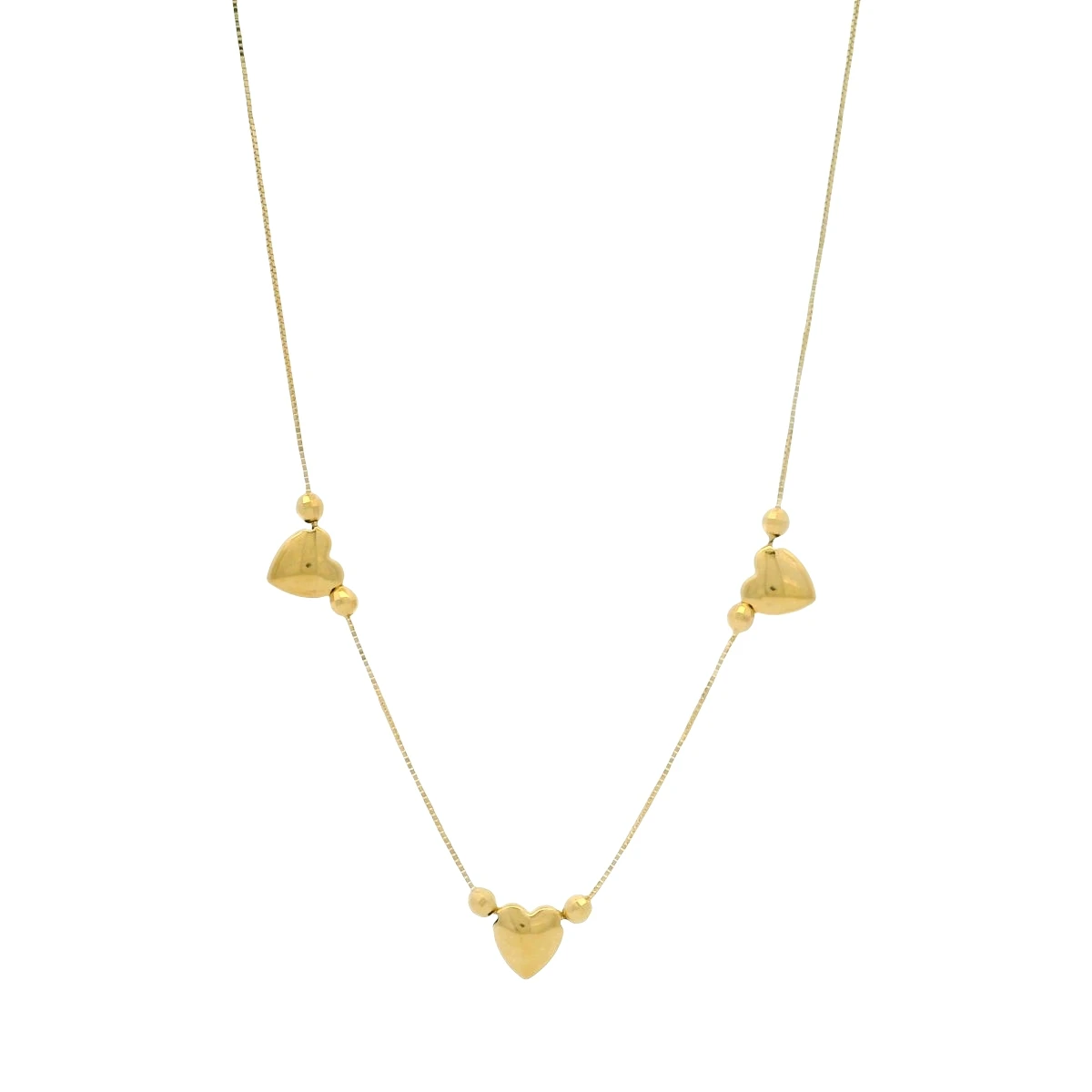 Sophia Tri-heart Necklace