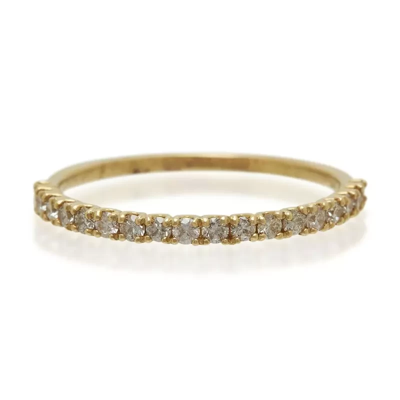 Sophia Semi Eternity Diamond, Yellow Gold