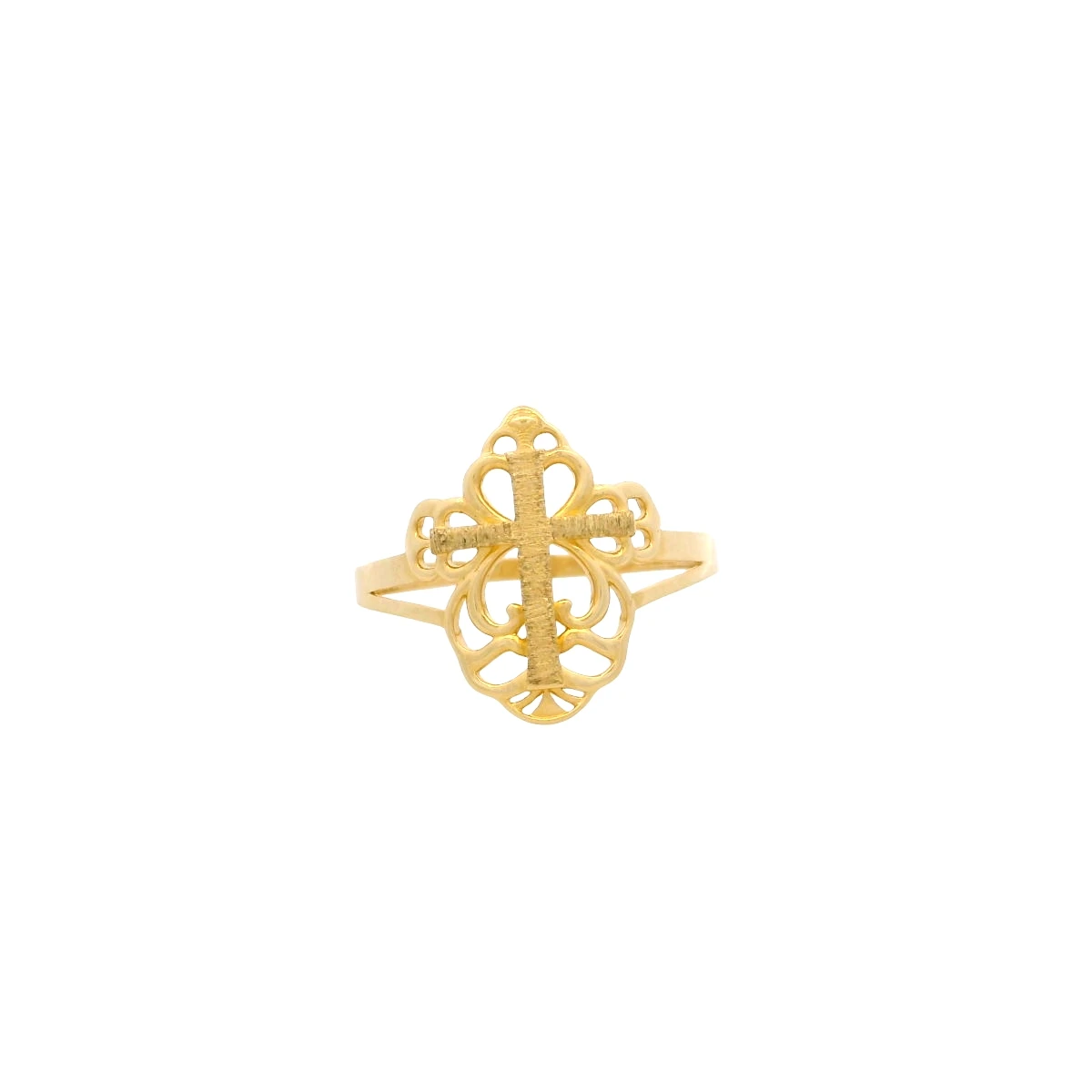 Sophia Lace-Cross Ring