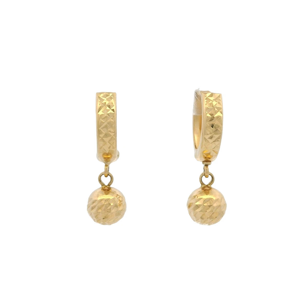 Sophia Ball Hoop Earrings