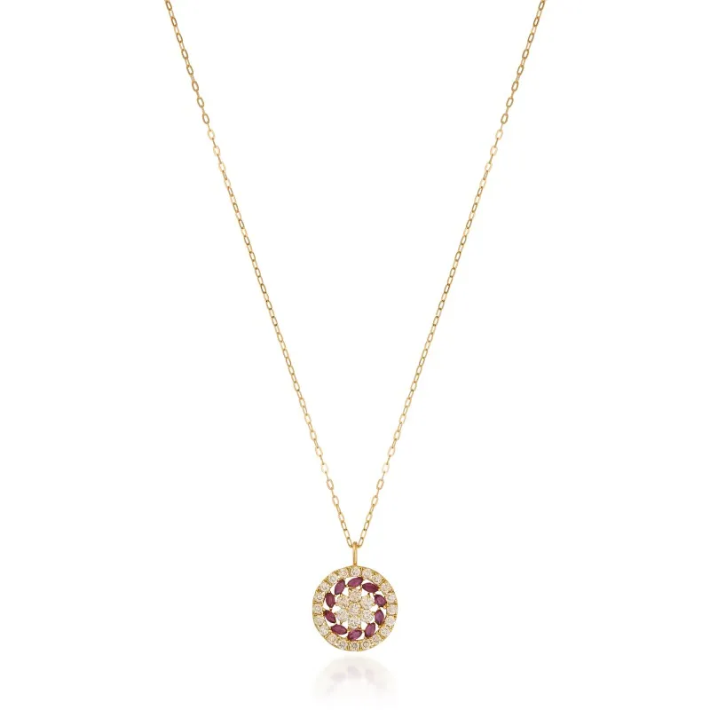 Sophia Dia Ruby Necklace